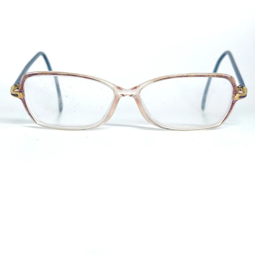 Silhouette SPX 1921 05 6054 135 Eyeglasses Frames Austria Blue Pink Clear Womens